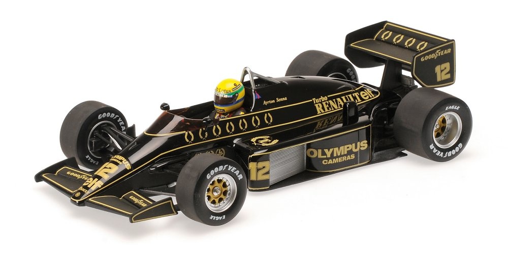Lotus 97T nº 12 Ayrton Senna (1985) Minichamps 540851812 1/18 