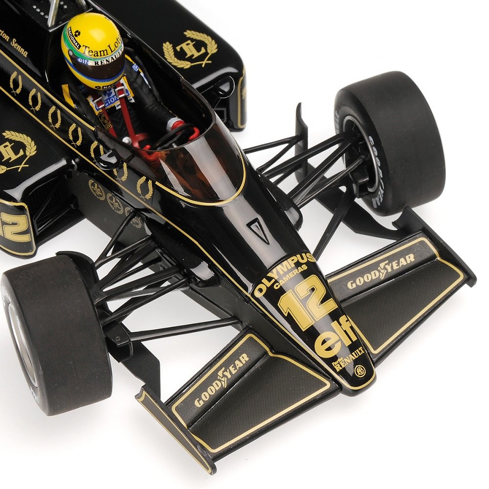 Lotus 97T nº 12 Ayrton Senna (1985) Minichamps 540851812 1/18 