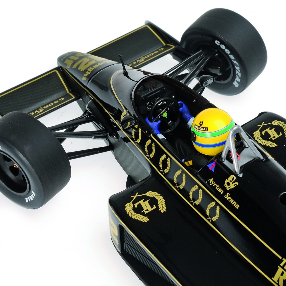 Lotus 98T nº 12 Ayrton Senna (1986) Minichamps 540861812 1/18 