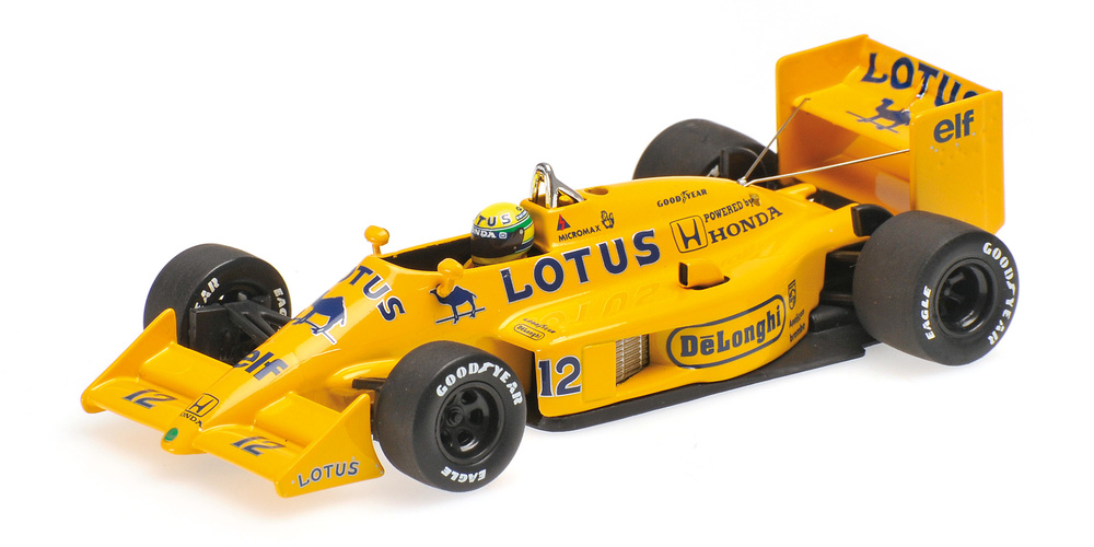 Lotus 99T nº 12 Ayrton Senna (1987) Minichamps 540874312 1:43 