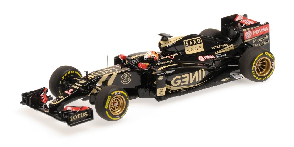 Lotus E23 nº 8 Romain Grosjean (2015) Minichamps 417150008 1:43 