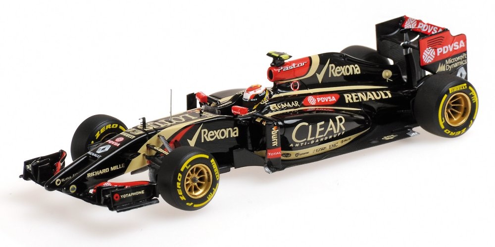 Lotus F1 E22 nº 13 Pastor Maldonado (2014) Minichamps 417140013 1:43 