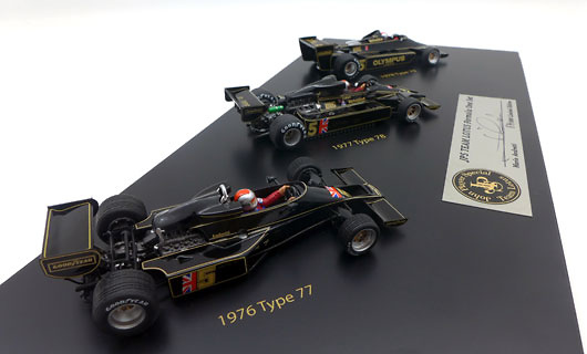 Lotus JPS tipo 77 - 78 - 79 firmado por Mario Andretti (1976-79) True Scale TSM11SS3 1/43 