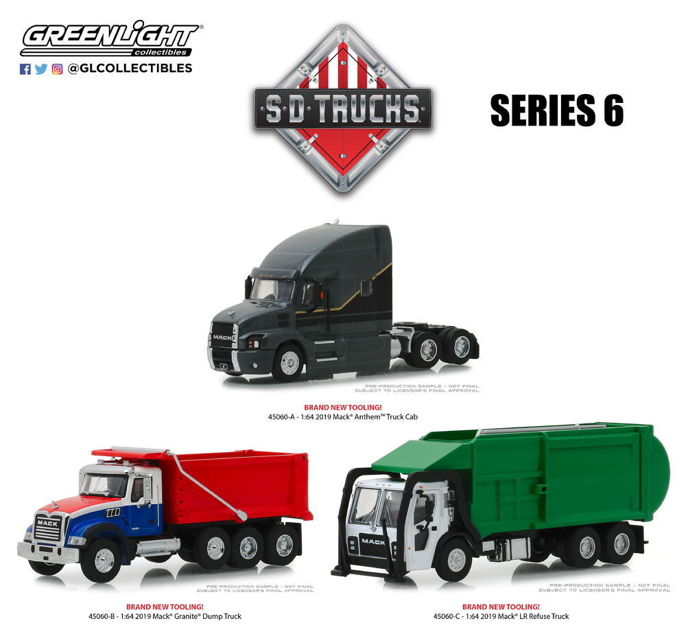 SD Trucks Serie 6 Greenlight 45060 1/64 