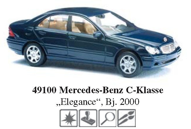 Mercedes Benz Clase C -W203- (2000) Elegance Busch 1/87