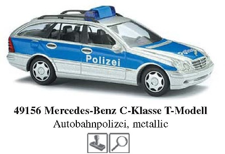 Mercedes Clase C -W203- T-Modell Policía 