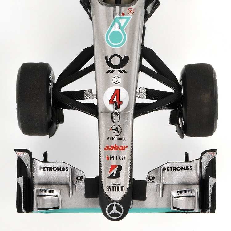 Mercedes MGP W01 nº 4 Nico Rosberg (2010) Minichamps 410100004 1/43 
