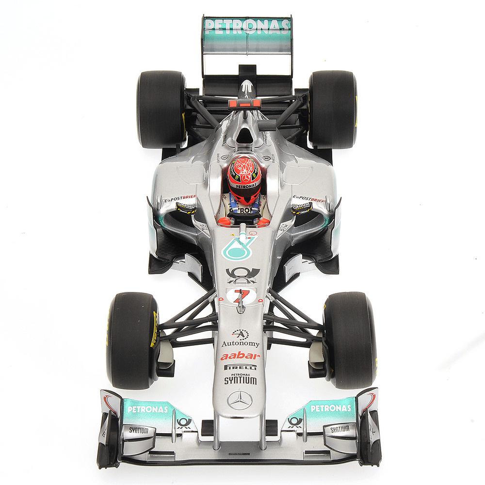 Mercedes W02 nº 7 Michael Schumacher (2011) Minichamps 110110007 1/18 