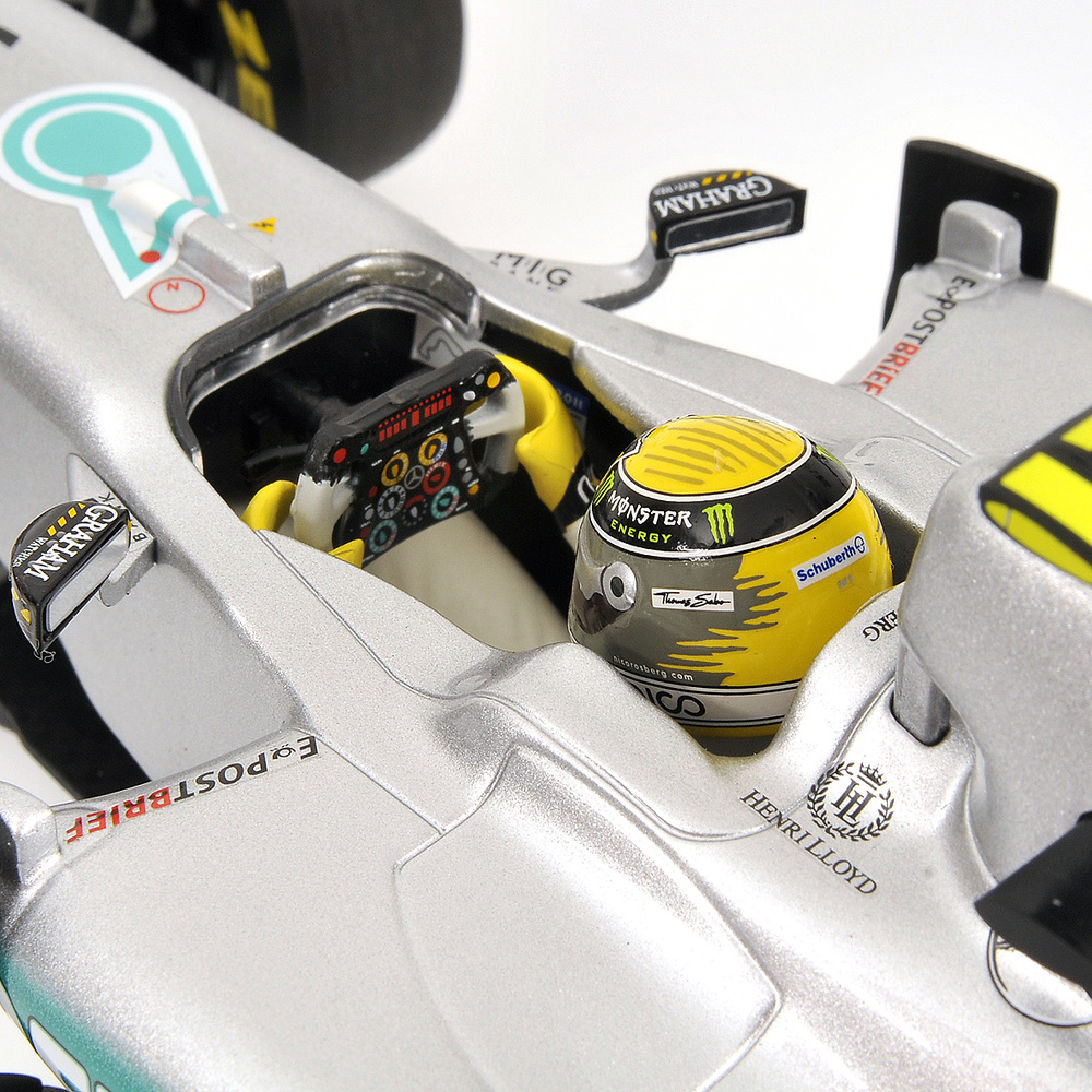 Mercedes W02 nº 8 Nico Rosberg (2011) Minichamps 110110008 1/18 