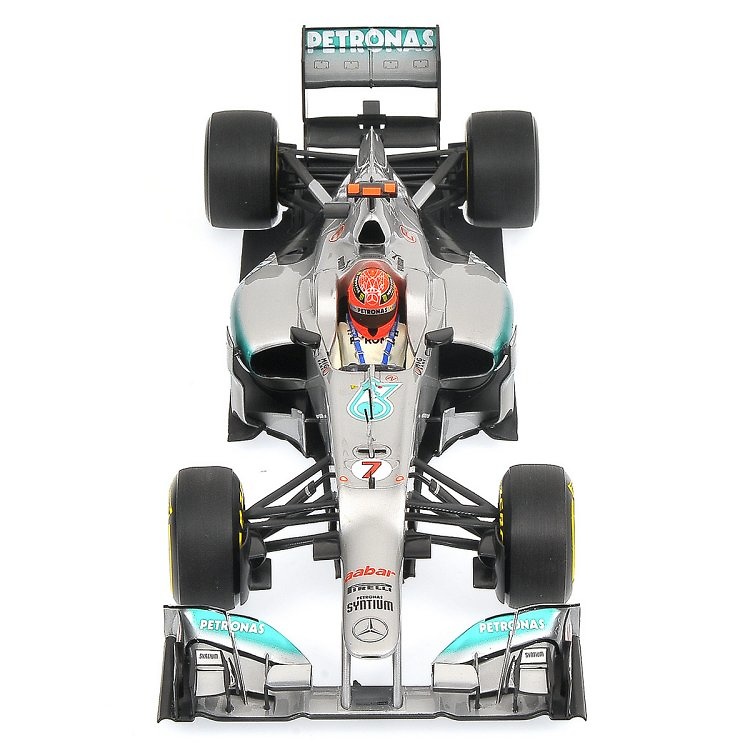 Mercedes W03 nº 7 Michael Schumacher (2012) Minichamps 110120007 1/18 