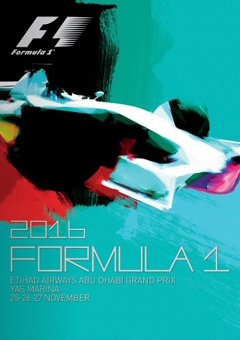 Poster GP. F1 Abu Dhabi 2016 