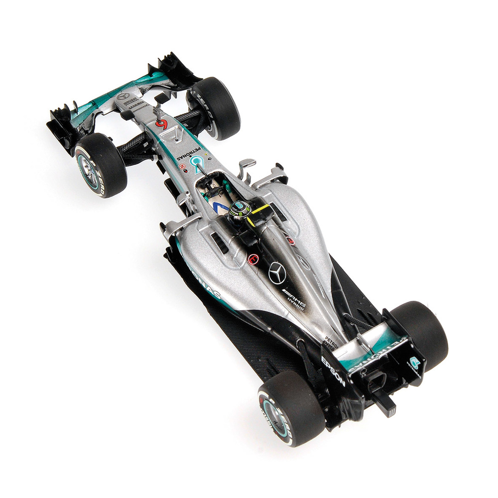 Mercedes W07 nº6 Nico Rosberg (2016) Minichamps 410160006 1:43 