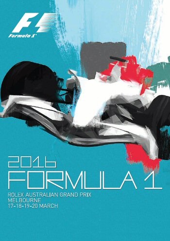 Poster del GP. F1 de Australia de 2016 