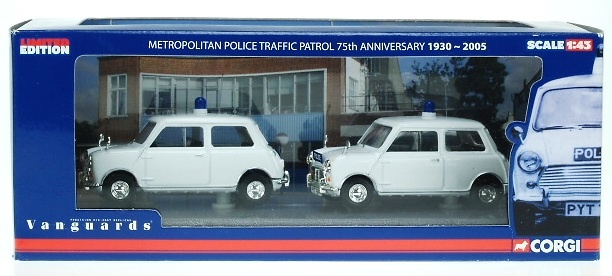 Mini Set Policia Metropolitana Tráfico Corgi MP1002 1/43 