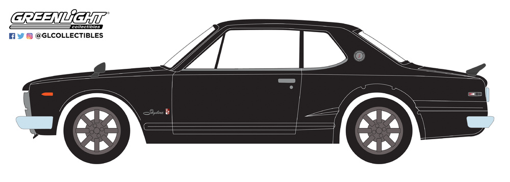 Nissan Skyline 2000 GT-R (1971) Greenlight 47010A 1/64 