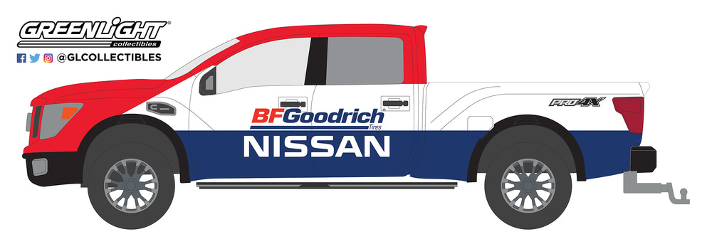 Nissan Titan XD Pro-4X BFGoodrich (2018) Tokyo Torque Greenlight 47040E 1/64 