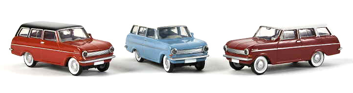 Opel Kadet A Caravan (1965) Drummer-Brekina 1/87 