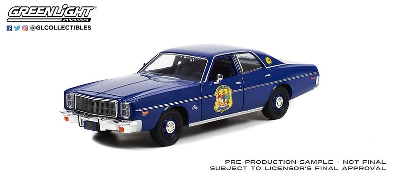 Plymouth Fury - Delaware State Police (1978) Greenlight 85552 1/24 