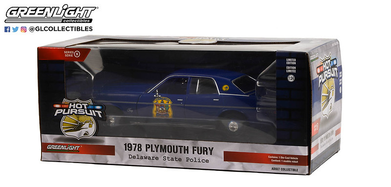Plymouth Fury - Delaware State Police (1978) Greenlight 85552 1/24 