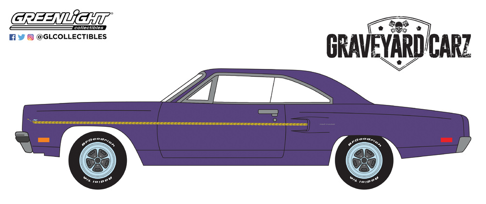 Plymouth Road Runner - Graveyard Carz (1970) Greenlight 44800D 1/64 