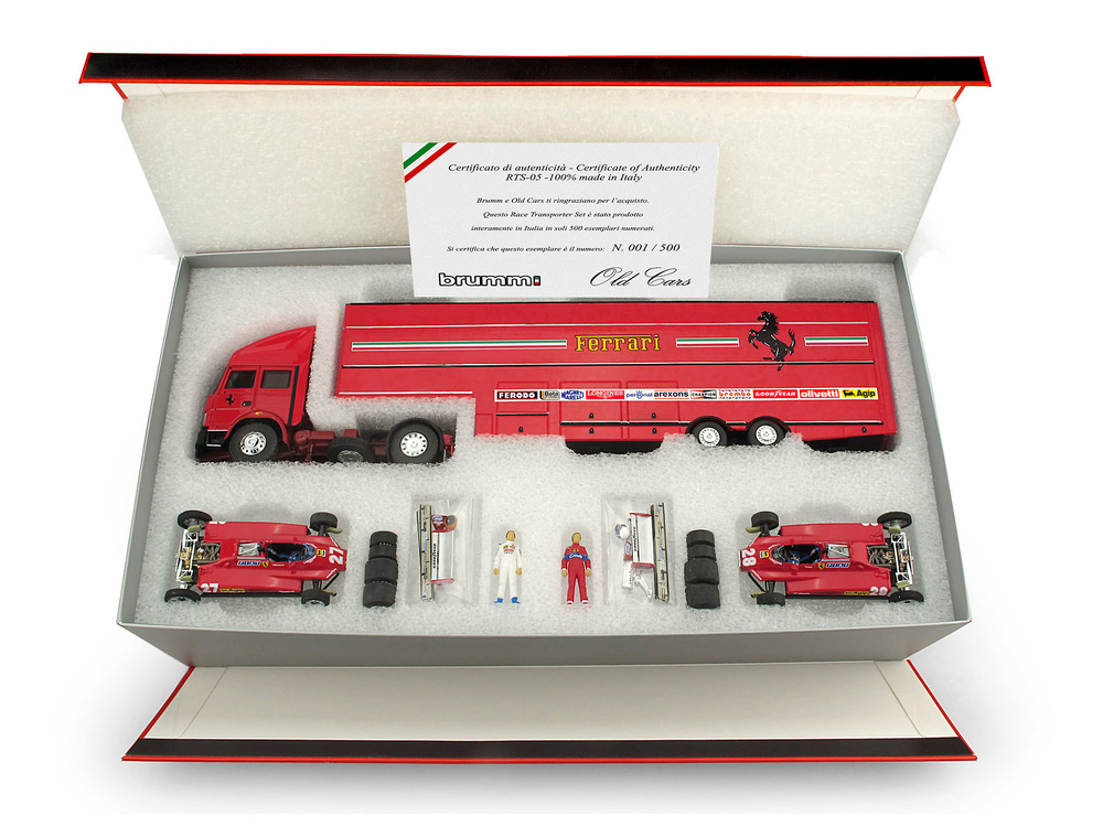 Race Transporter Set Scuderia Ferrari 