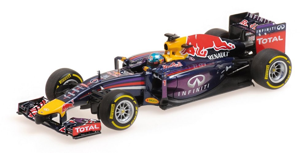 Red Bull RB10 nº 1 Sebastian Vettel (2014) Minichamps 410140001 1:43 