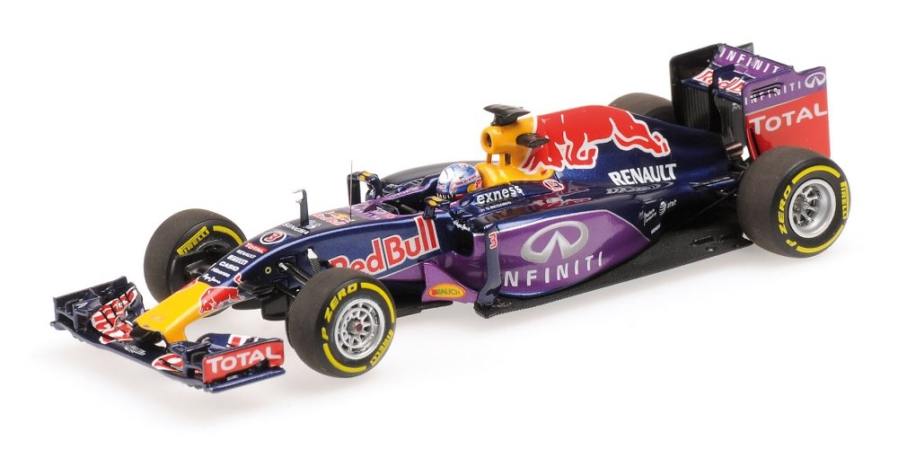 Red Bull RB11 nº 3 Daniel Ricciardo (2015) Minichamps 417150003 1:43 