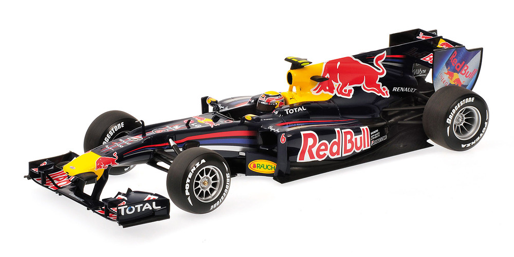 Red Bull RB6 nº 6 Mark Webber (2010) Minichamps 110100006 1/18 