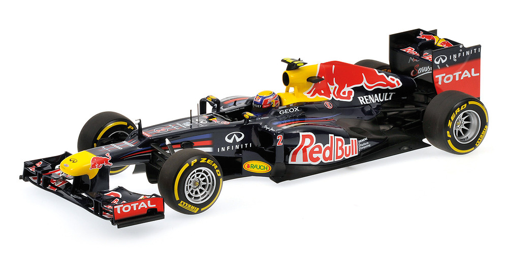 Red Bull RB8 nº 2 Mark Webber (2012) Minichamps 110120002 1:18 
