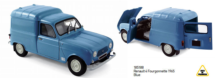 Renault 4 Furgoneta (1965) Norev 185188 1:18 