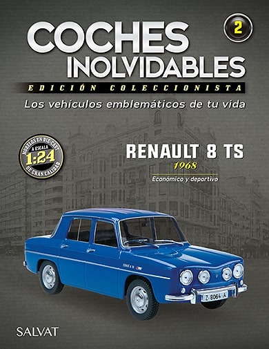 Renault 8 TS (1968) Salvat 1/24 