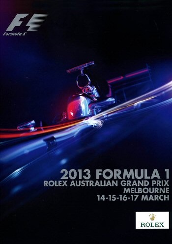 Poster del GP. Australia 2013 