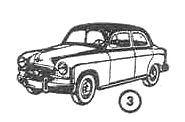 Seat 1400A (1954) Mini-Cars 3 1/87 
