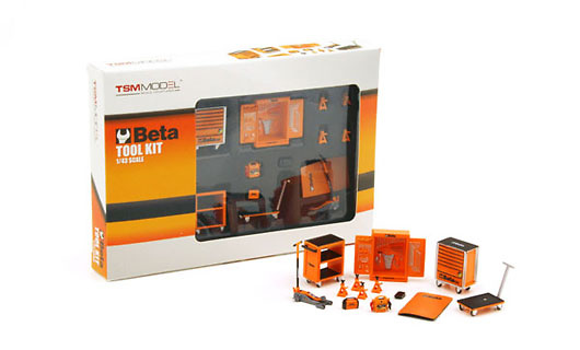 Kit de herramientas Beta taller TSM modelo 1:43 