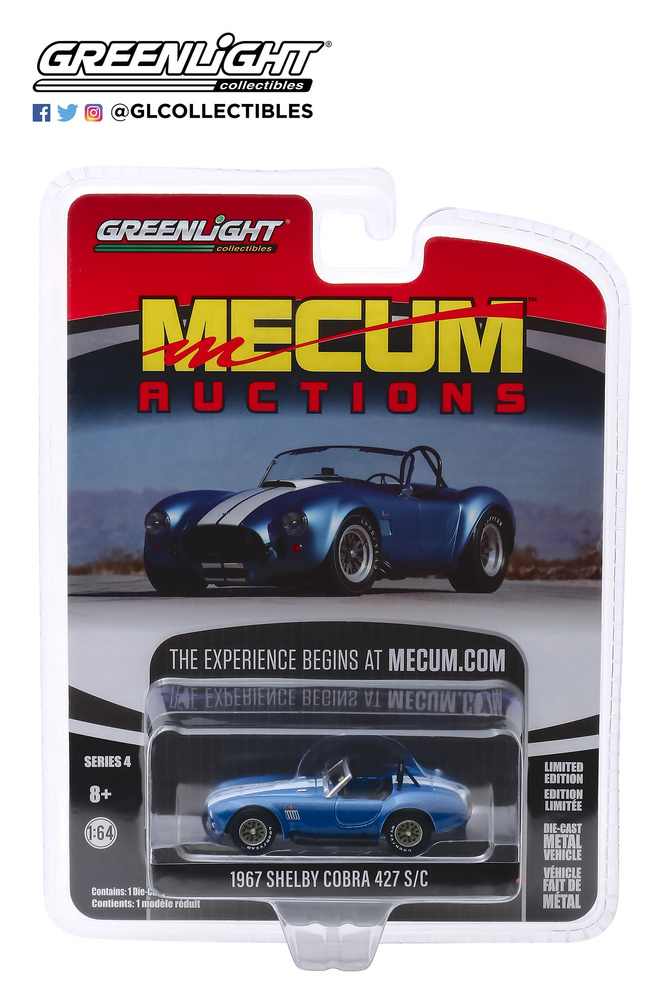 Shelby 427 S/C Cobra Roadster (Indianapolis 2019) Greenlight 37190A 1/64 