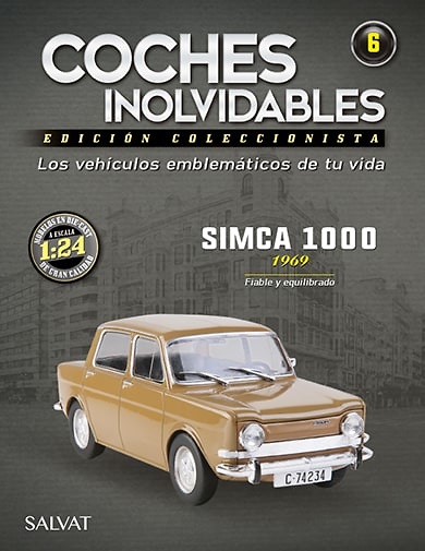 Simca 1000 (1969) Salvat 1/24 