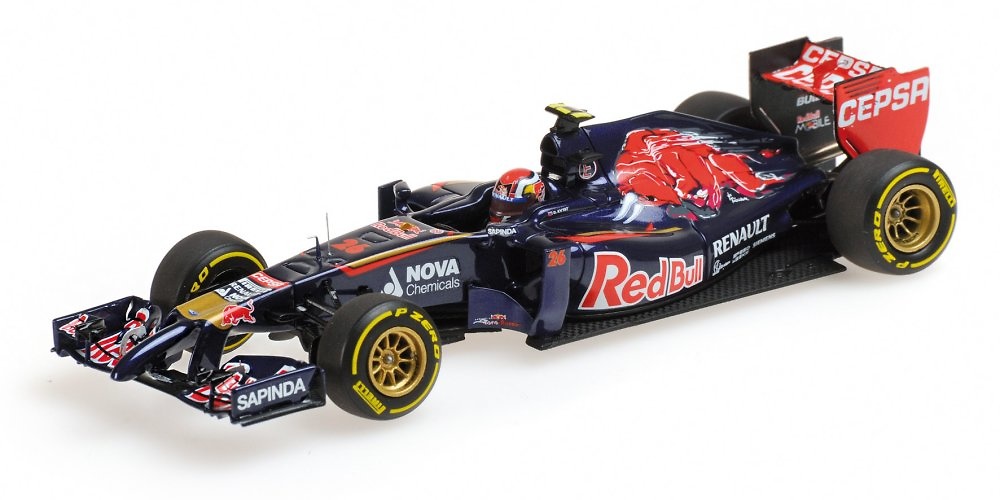 Toro Rosso STR9 nº 26 Danil Kvyat (2014) Minichamps 417140026 1:43 