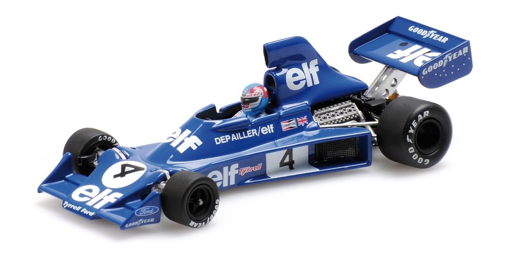 Tyrrell 007 nº 4 Patrick Depailler (1975) Minichamps 400750004 1/43 