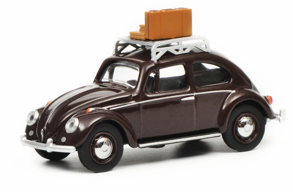 Volkswagen Escarabajo con baca y equipaje (1970) Schuco 452017000 1/64 
