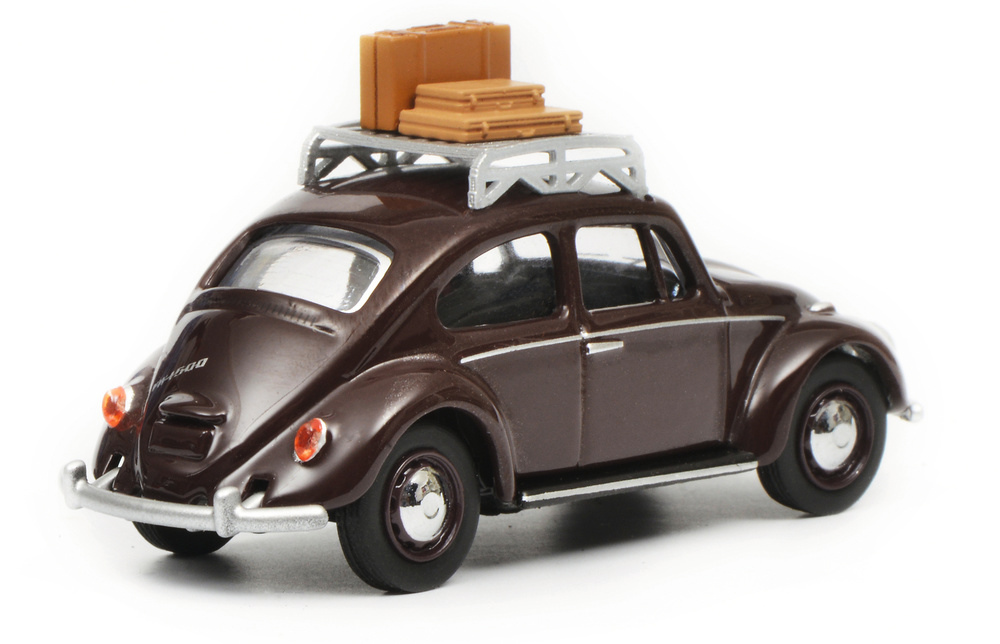 Volkswagen Escarabajo con baca y equipaje (1970) Schuco 452017000 1/64 