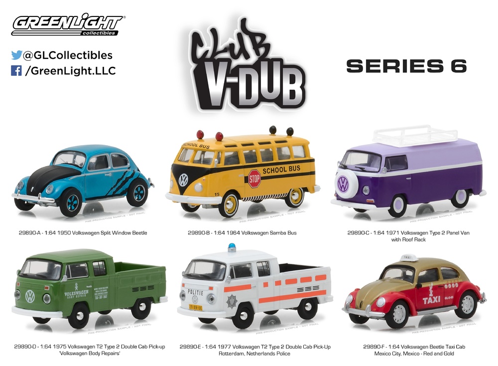 Club V-Dub Series 6 Greenlight 29890 1/64 