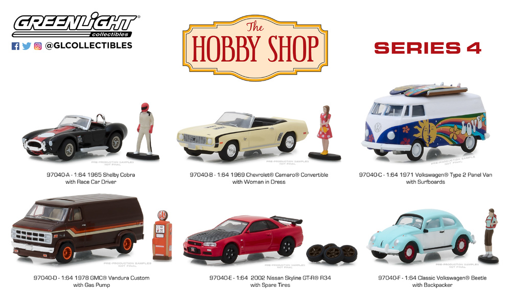 The Hobby Shop series 4 Greenlight 97040 1/64 