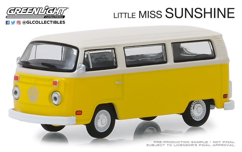 Volkswagen Type 2 Bus de 1978 Little Miss Sunshine (2006) Greenlight 1/64 