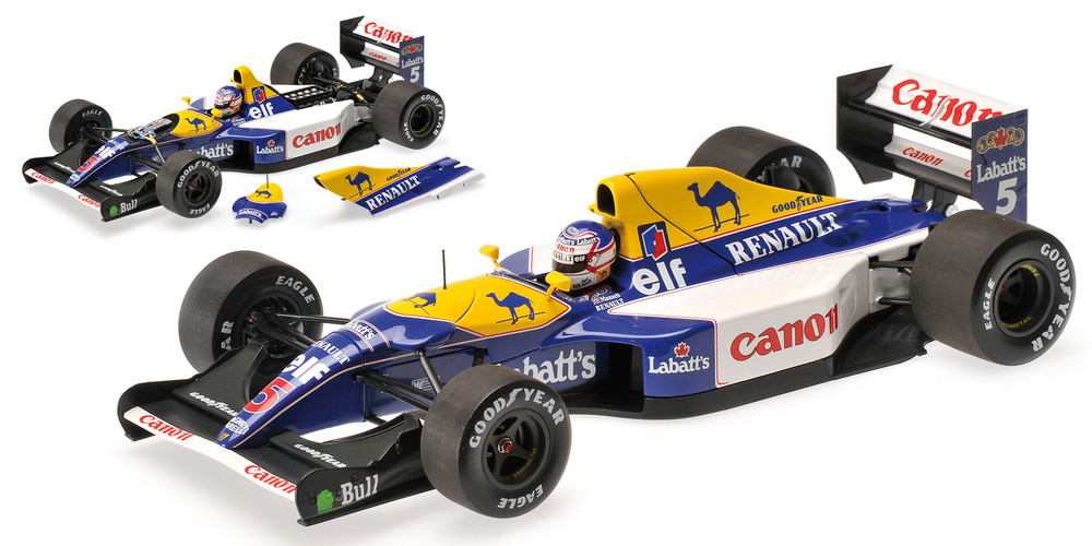 Williams FW14 nº 5 Nigel Mansell (1992) Minichamps 186920005 1/18 