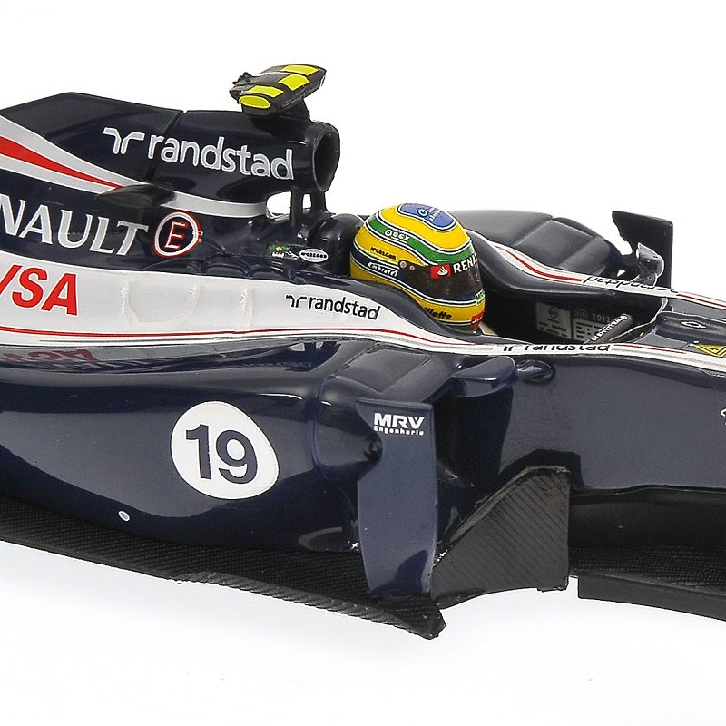 Williams FW34 nº 19 Bruno Senna (2012) Minichamps 410120019 1:43 Williams FW34 nº 19 Bruno Senna (2012) Minichamps 1:43