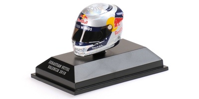 Casco Arai "GP. Europa" Sebastian Vettel (2010) Minichamps 1/8