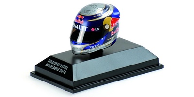 Casco Arai "GP. Interlagos" Sebastian Vettel (2010) Minichamps 1/8