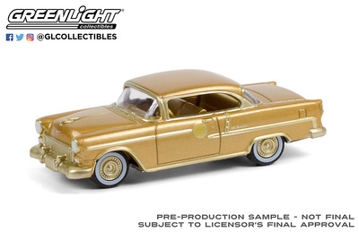 Chevrolet Bel Air (1955) "50 millones bañado en oro" Greenlight 1/64