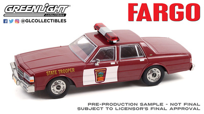 Chevrolet Caprice Policia de Minnesota "Fargo Film" (1987) Greenlight 1:43