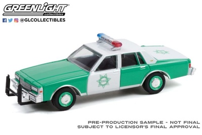 Chevrolet Caprice - Sheriff de San Diego (1989) Greenlight 1/64